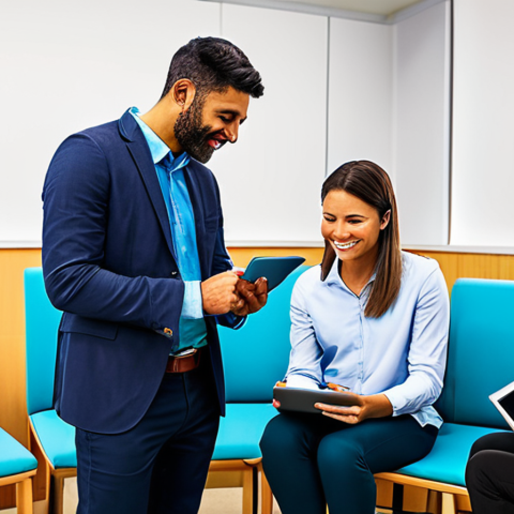 **
"A diverse group of teachers collaborating in a bright, modern school lounge, reviewing student progress reports on tablets and laptops, discussing strategies and feedback. Fully clothed, appropriate attire, safe for work, professional development setting, perfect anatomy, natural proportions, family-friendly, well-lit, positive atmosphere, showcasing teamwork and data analysis."
**