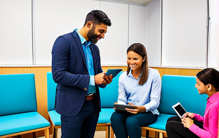 **
"A diverse group of teachers collaborating in a bright, modern school lounge, reviewing student progress reports on tablets and laptops, discussing strategies and feedback. Fully clothed, appropriate attire, safe for work, professional development setting, perfect anatomy, natural proportions, family-friendly, well-lit, positive atmosphere, showcasing teamwork and data analysis."
**