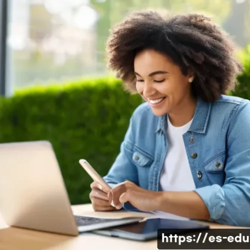 Home 29 평생교육사와 블렌디드 러닝 도입 - **Prompt 1: Flexible Hybrid Learning - A Diverse and Connected Scene**
A vibrant, sunlit scene i...